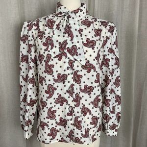VINTAGE 70’s secretary blouse